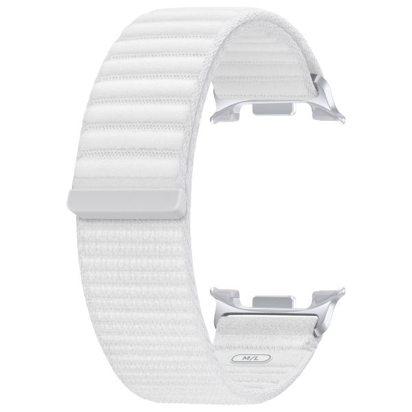 Samsung Cinturino in tessuto originale Samsung Galaxy Watch 8 (40/44mm) / Classic (46mm) - M/L - Bianco