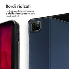 Accezz Cover Tablet Classica Apple iPad Pro 12.9 (2020/2021/2022) - Blu scuro