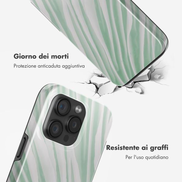 Selencia Cover posteriore Vivid con MagSafe Apple iPhone 15 Pro - Nature Grayed Jade