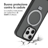 Accezz Cover con anello e supporto con MagSafe Apple iPhone 15 Pro - Nero