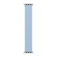 Apple Cinturino Solo intrecciato Apple Watch | 38/40/41/42 mm - Taglia 4 - Light Blue