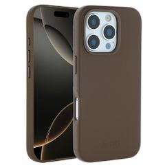 Accezz Cover in Pelle con MagSafe Apple iPhone 16 Pro - Marrone caffè