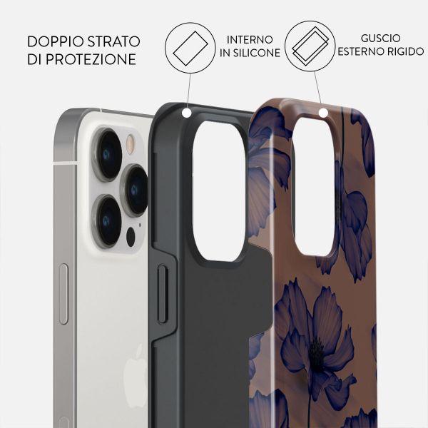 Burga Cover Posteriore Resistente Apple iPhone 14 Pro - Velvet Night