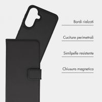 imoshion Cover a libro di lusso 2-in-1 rimovibile Samsung Galaxy A27 (5G) - Nero