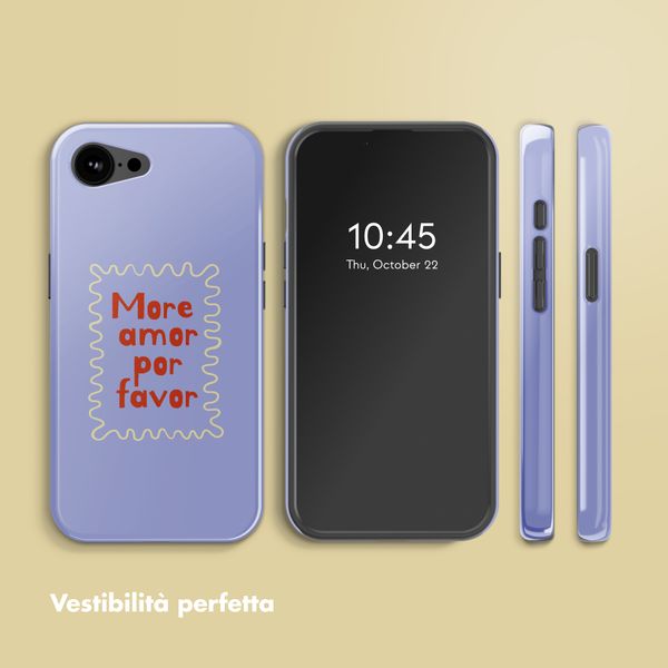 Selencia Cover posteriore Vivid con MagSafe Apple iPhone 17e / 16e - More Amor
