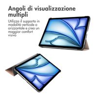 imoshion Cover a libro Trifold Apple iPad Air 13 pollici (2026) M4 / (2025) M3 / (2024) M2 - Oro rosa