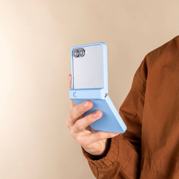 imoshion Color Backcover con supporto Samsung Galaxy Z Flip 8 - Azzurro