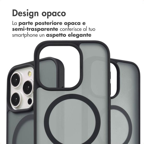 imoshion Cover posteriore Color Guard con MagSafe Apple iPhone 15 Pro - Nero