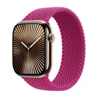 Apple Cinturino Solo intrecciato Apple Watch | 44/45/46/49 mm - Taglia 1 - Magenta