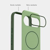 imoshion Cover posteriore Color con Thin MagSafe Ring Google Pixel 9 / 9 Pro - Verde scuro