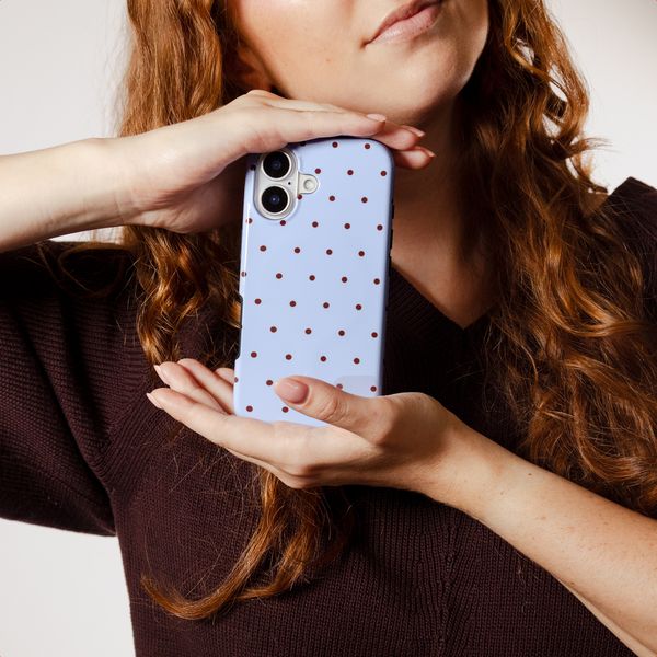 Selencia Cover Posteriore Vivid Apple iPhone 12 (Pro) - Happy Dots Digital Sky