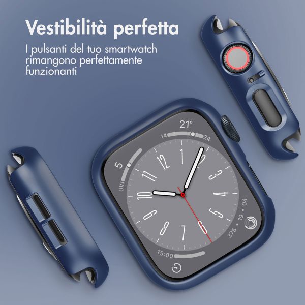 imoshion Cover rigida integrale Apple Watch 4 / 5 / 6 / SE - 44 mm - Blu scuro