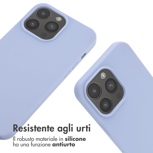 imoshion Cover in Silicone con Cordino Apple iPhone 14 Pro Max - Viola