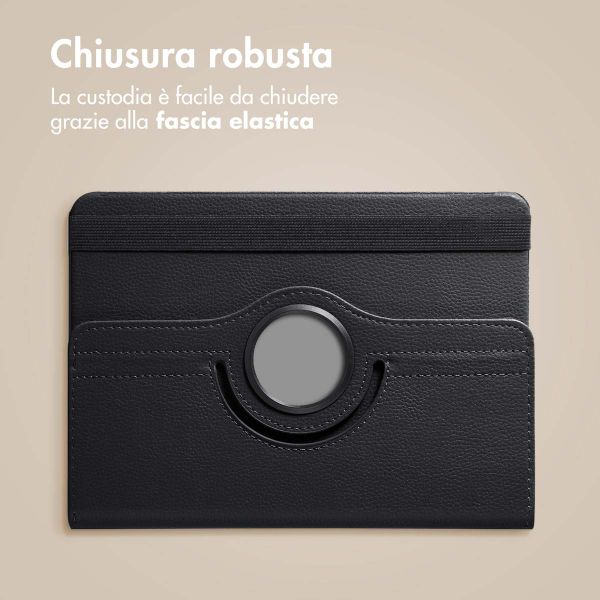 imoshion Cover Girevole a 360° Samsung Galaxy Tab S9 11.0 pollici / S10 Lite / S10 FE / S9 FE 10.9 pollici - Nero