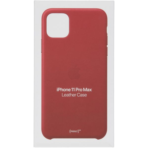 Apple Cover in Pelle iPhone 11 Pro Max - Red