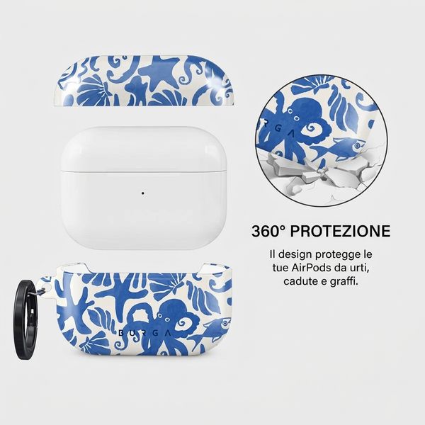 Burga Cover rigida Apple AirPods Pro 2 - Nera