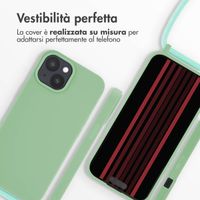 imoshion Cover in Silicone con Cordino Apple iPhone 15 - Verde
