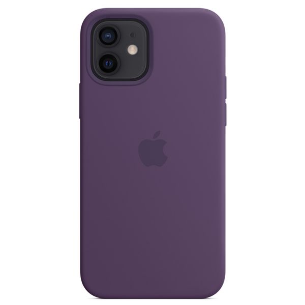 Apple Cover Posteriore in Silicone con MagSafe Apple iPhone 12 (Pro) - Amethyst