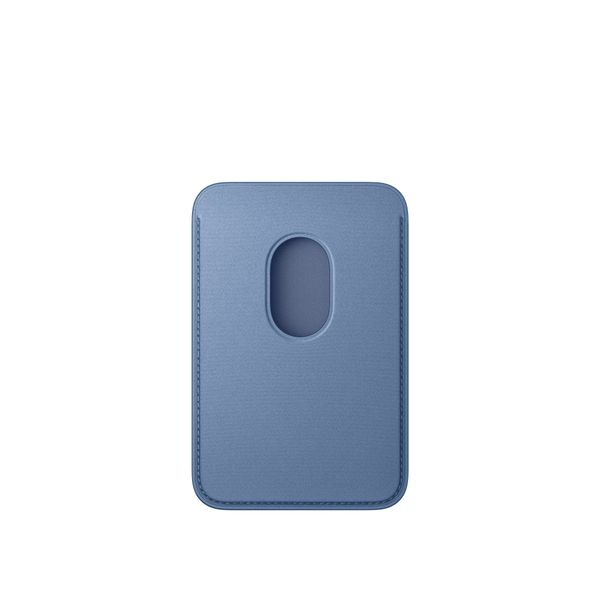 Apple FineWoven Wallet MagSafe con funzione 'Dov'è?' - Wildflower Blue