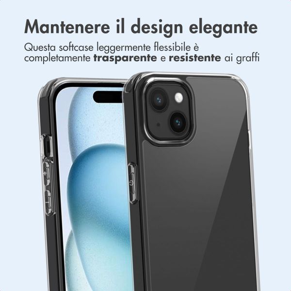 imoshion Cover posteriore protettiva Apple iPhone 15 - Trasparente