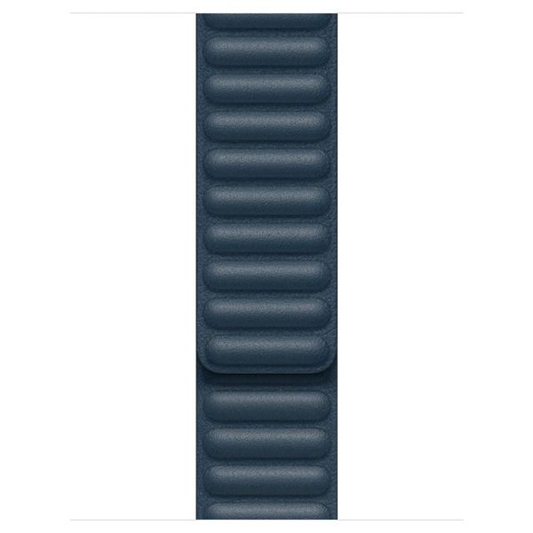 Apple Cinturino Leather Link Apple Watch | 38/40/41/42 mm - Taglia M/L - Baltic Blue
