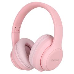 imoshion Cuffie wireless per bambini con LED Light - Limitatore di decibel - Con cavo AUX - Rosa