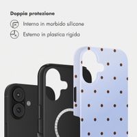 Selencia Cover posteriore Vivid con MagSafe Apple iPhone 17 - Happy Dots Digital Sky