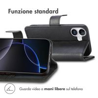 imoshion Cover a libro di Lusso Apple iPhone 17 - Nero