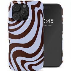Selencia Cover posteriore Vivid con MagSafe Apple iPhone 16 Pro Max - Dream Swirl Chocolate