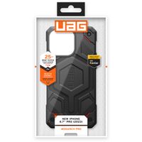 UAG Cover Posteriore Monarch Pro Apple iPhone 15 Pro Max - Kevlar Black