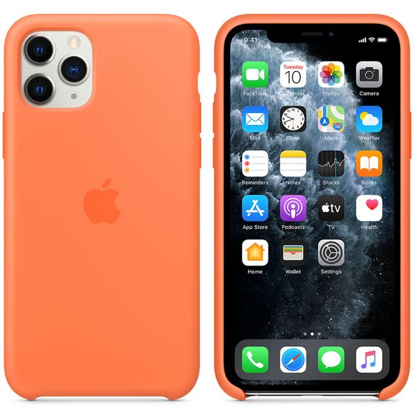 Apple Cover in Silicone Apple iPhone 11 Pro - Vitamin C