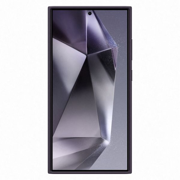 Samsung Cover originale in silicone Samsung Galaxy S24 Ultra - Dark Violet