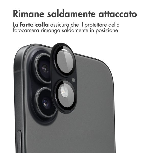 imoshion Protezione fotocamera in Vetro 2 Pezzi Apple iPhone 17 - Nero