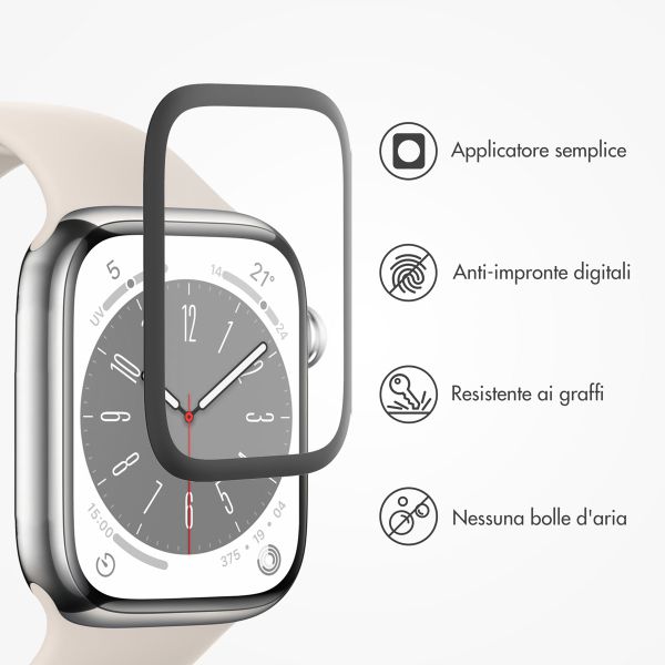 Accezz 2x pellicola protettiva con applicatore Apple Watch Series 4-6 / SE - 44 mm