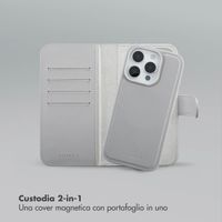 Selencia Libreria rimovibile Olyn con MagSafe Apple iPhone 16 Pro - Grigio