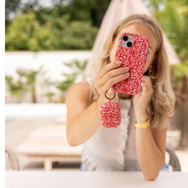 Selencia Cover posteriore Vivid con MagSafe Apple iPhone 15 - Wild Spots Lipstick