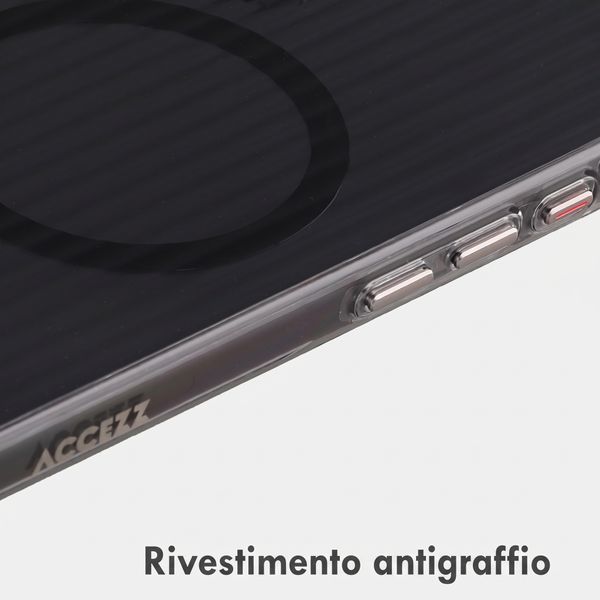 Accezz Cover Lite con MagSafe | Fluted | Apple iPhone 17 - Nero