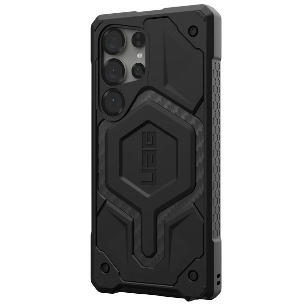 UAG Cover Posteriore Monarch Pro Samsung Galaxy S25 Ultra - Carbon Fiber