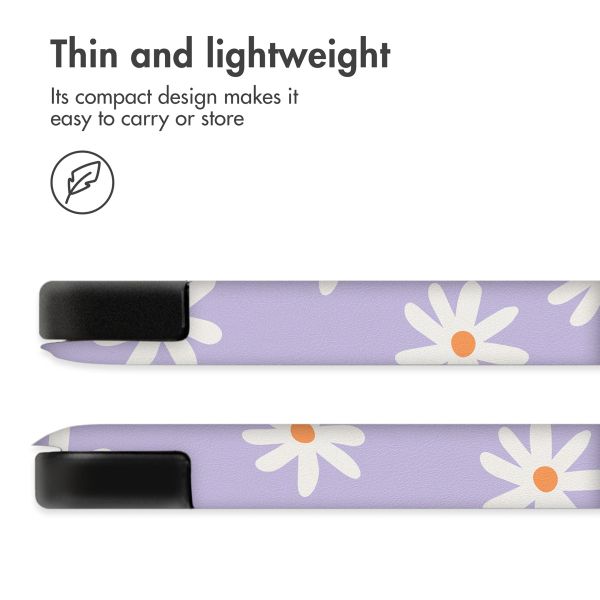 imoshion Cover Trifold Design Apple iPad 9 (2021) 10.2 pollici / iPad 8 (2020) 10.2 pollici / iPad 7 (2019) 10.2 pollici - Flowers Distance