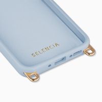 Selencia Cover posteriore Rivièra con MagSafe con ganci rimovibili Samsung Galaxy A36 / A56 - Powder Blue
