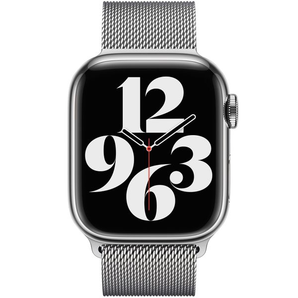 Apple Cinturino Milanese Loop Apple Watch Series 1 t/m 9 / SE (38/40/41 mm) | Series 10 / 11 (42 mm) - Silver
