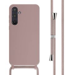 imoshion Cover in Silicone con Cordino Samsung Galaxy A55 - Sand Pink