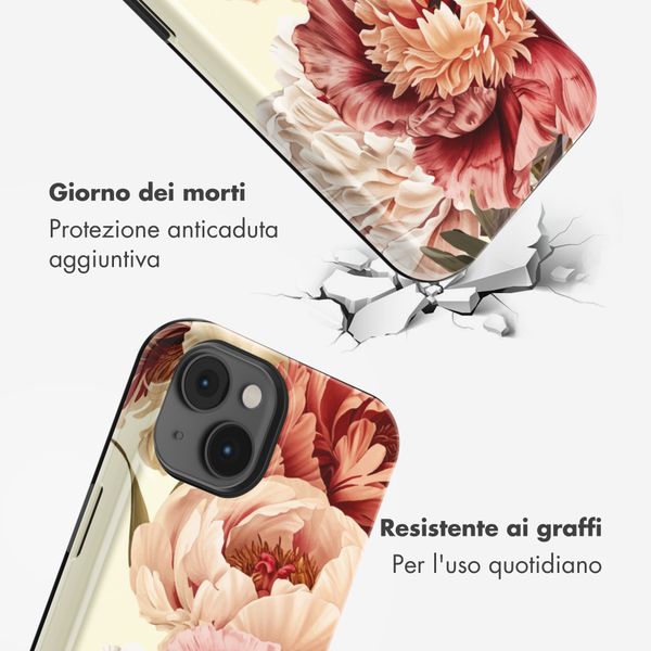 Selencia Cover Posteriore Vivid Apple iPhone 14 - Vintage Peony
