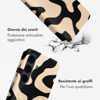 Selencia Cover posteriore Vivid con MagSafe Samsung Galaxy S24 - Art Wave Black