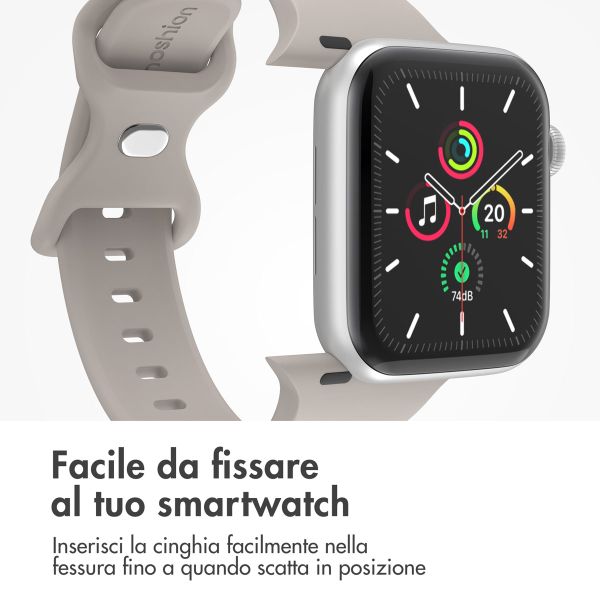 imoshion Cinturino in silicone⁺ Apple Watch | 38/40/41/42 mm - Taglia S/M - Stone