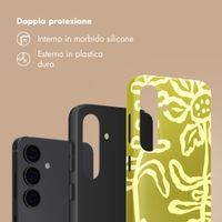 Selencia Cover Posteriore Vivid Samsung Galaxy S24 - Chalky Bloom