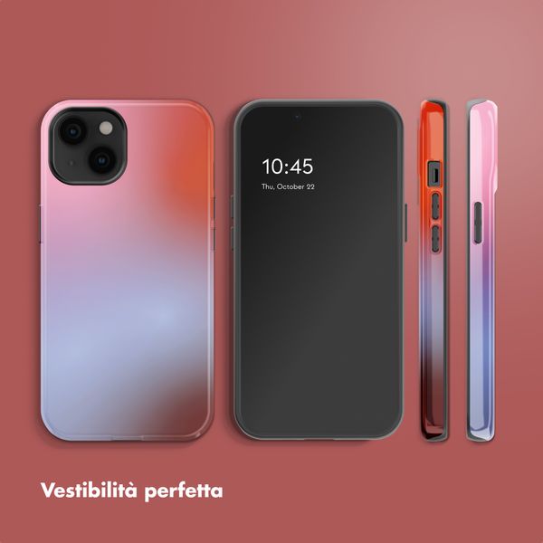Selencia Cover posteriore Vivid con MagSafe Apple iPhone 14 - Gradient Soft Blush