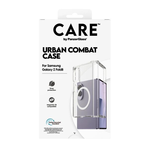 CARE by PanzerGlass Cover Urban Combat Samsung Galaxy Z Fold 8 - Trasparente