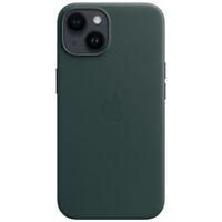Apple Cover Posteriore in Pelle con MagSafe Apple iPhone 14 - Forest Green