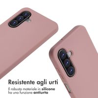 imoshion Cover in Silicone con Cordino Samsung Galaxy A17 (5G) / (4G) - Sand Pink